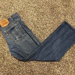 Vintage levis 517 blue orange